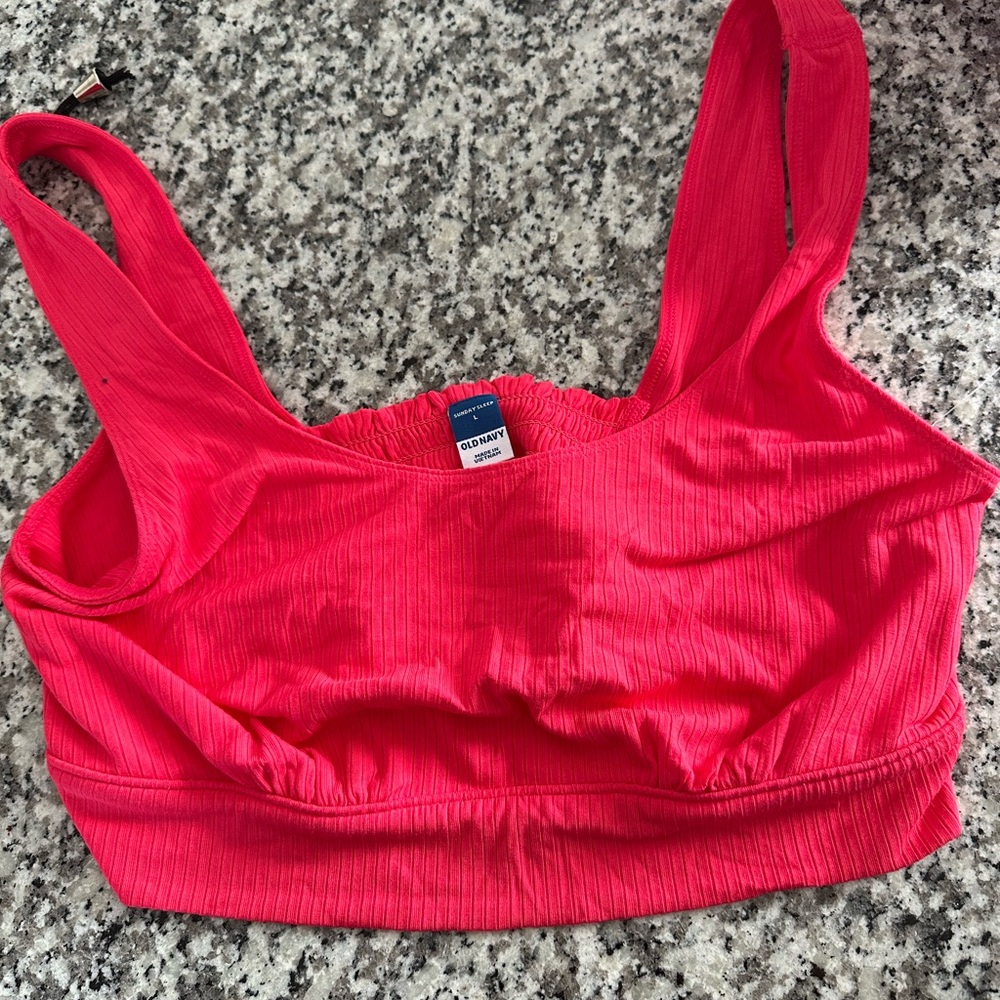 Bra style sleep top
